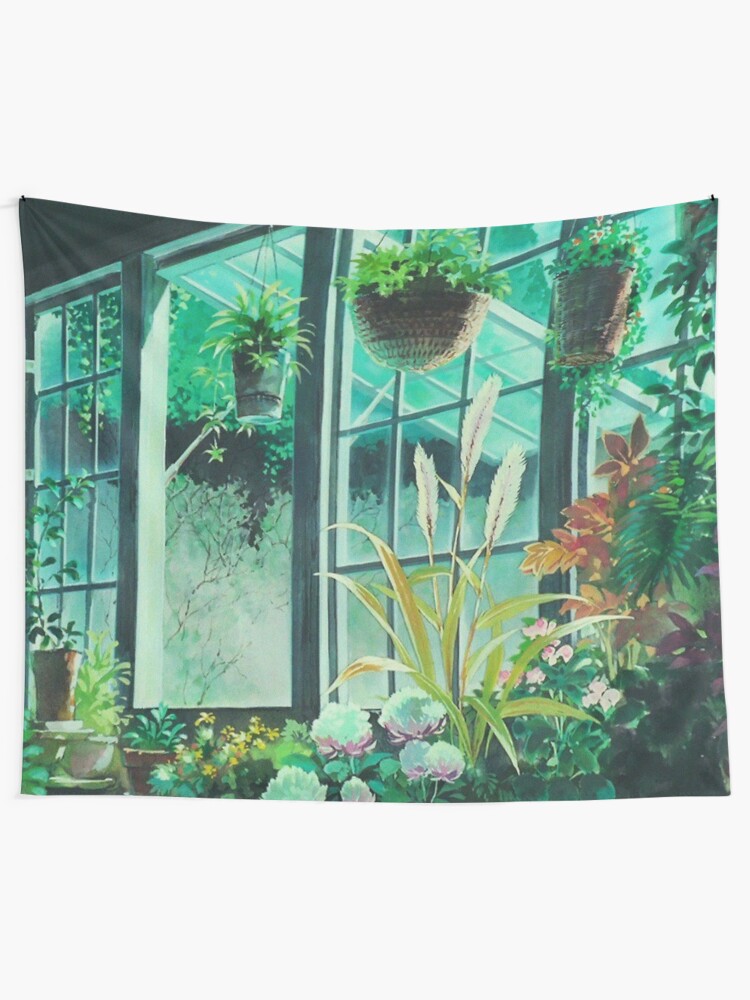 Alternate view of Studio Ghibli Plants Tapestry