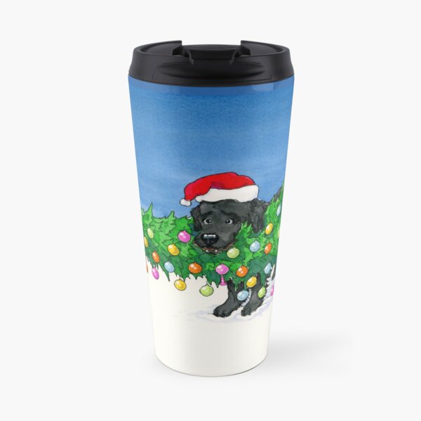 The Christmas Newfie Travel Mug