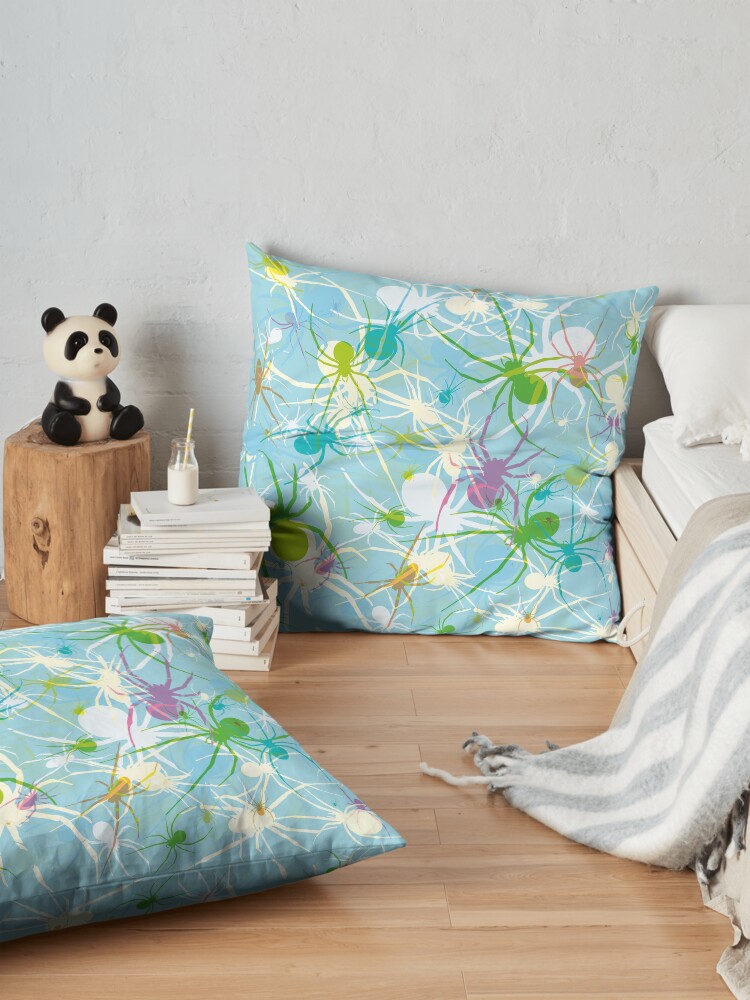 Alternate view of Blue Widow Floor Pillow