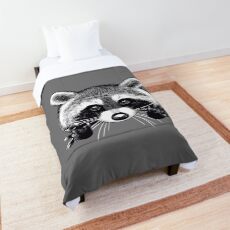 Little raccoon buddy Comforter