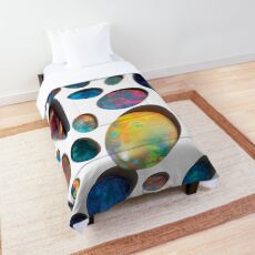 Australian Black, dark and Boulder Opals Comforter