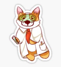 Corgi Chemistry Sticker