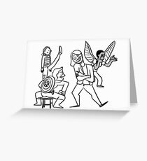 The Cap 2 Crew Greeting Card