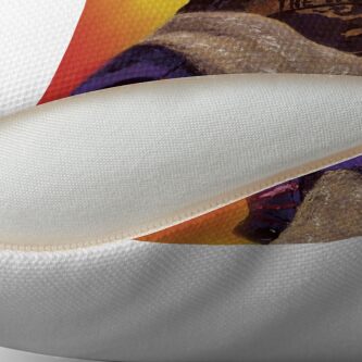 Alternate view of Sunset on Slauson Throw Pillow
