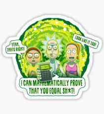 U = SH*T Sticker