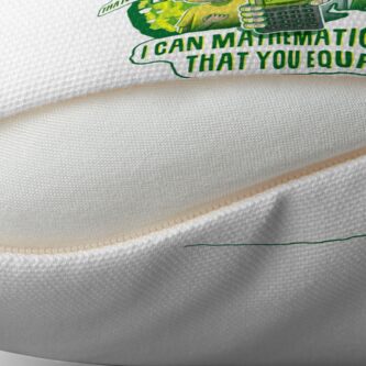 Alternate view of U = SH*T Throw Pillow