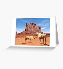 Free at Monument Valley Greeting Card