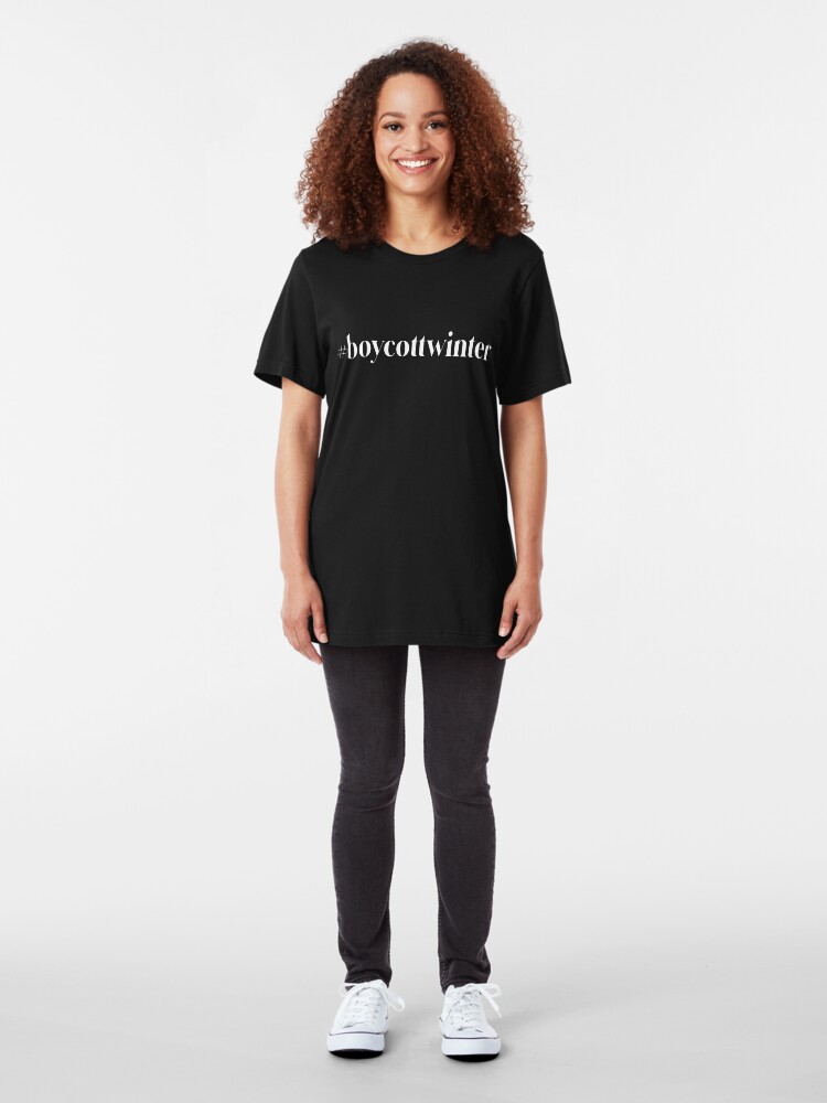 Alternate view of #boycottwinter Slim Fit T-Shirt