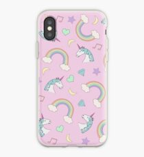 Einhorn-Traum-Muster iPhone-Hülle & Cover