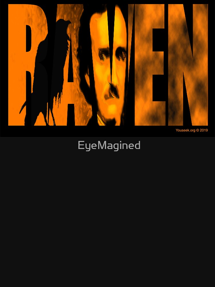 Edgar Allan Poe and The Raven by EyeMagined