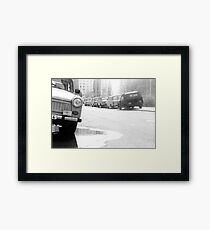 1984 - berlin east: trabies Framed Print