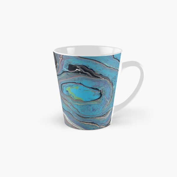 Blue Rings Tall Mug