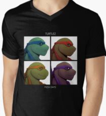 Turtlez: Pizza Dayz Men's V-Neck T-Shirt
