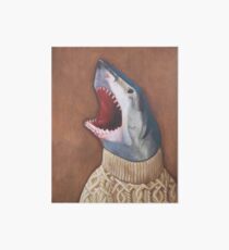 Shark in a Sweater Art Board Print