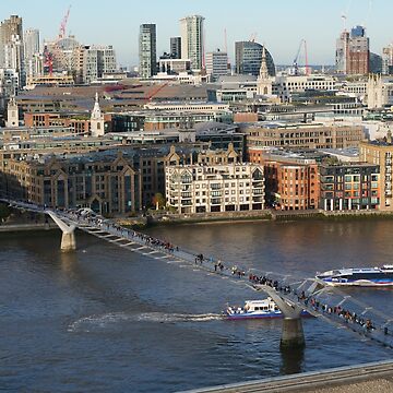 Artwork thumbnail, Millennium Bridge, London by santoshputhran