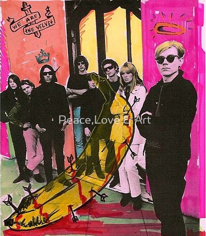 Andy Warhol And The Velvet Underground By Peace Love And Art Redbubble