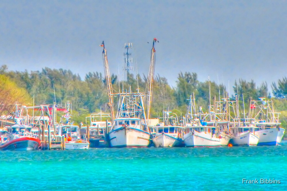 "Fishing Boats, Cortez Village Florida" by Frank Bibbins Redbubble