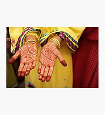 Mehendi in Udaipur Photographic Print
