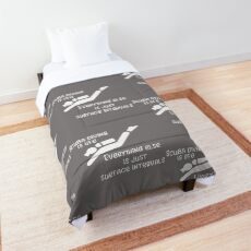 Scuba Diving is Life Everything Else Is Surface Intervals Comforter