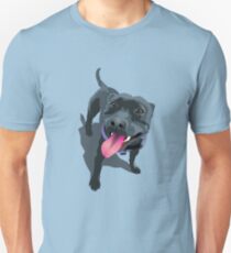 Staffie Dog Aqua Unisex T-Shirt