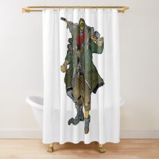 FL4K The Beastmaster Borderlands 3 Rakk Attack! Shower Curtain