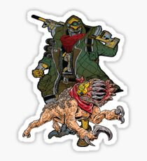 FL4K The Beastmaster With Guard Skag Borderlands 3 Rakk Attack! Sticker