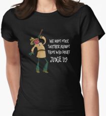 PsychoNauts: G-Man Sewer Worker Women's Fitted T-Shirt