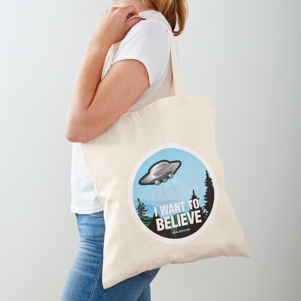 I Want to Believe Tote Bag