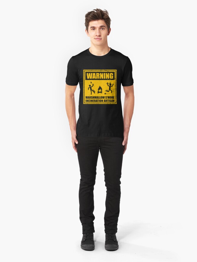 Alternate view of S'more Incineration Artisan Slim Fit T-Shirt
