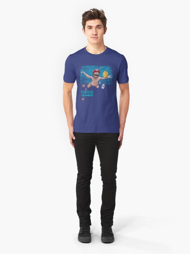 Alternate view of 90's Gamer Slim Fit T-Shirt