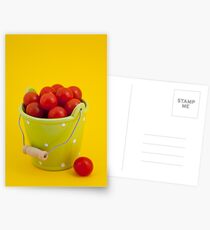 Bucket of cherry tomatoes Postcards