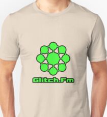 Glitch.Fm Logo - Green Unisex T-Shirt