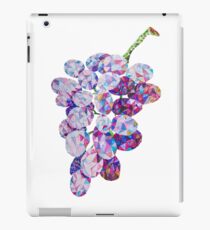 Low Poly Watercolor Grapes iPad Case/Skin
