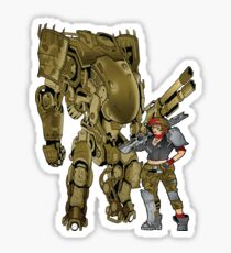 Moze The Gunner With Iron Bear Borderlands 3 Sticker