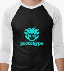 Protohype Logo - Blue Men's Baseball ¾ T-Shirt