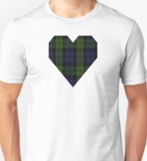 00535 Black Watch (smallest sett) Military Tartan Unisex T-Shirt