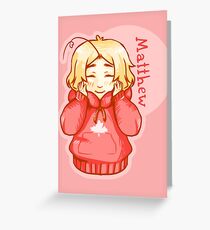 Matthew Williams (aph Canada) Greeting Card