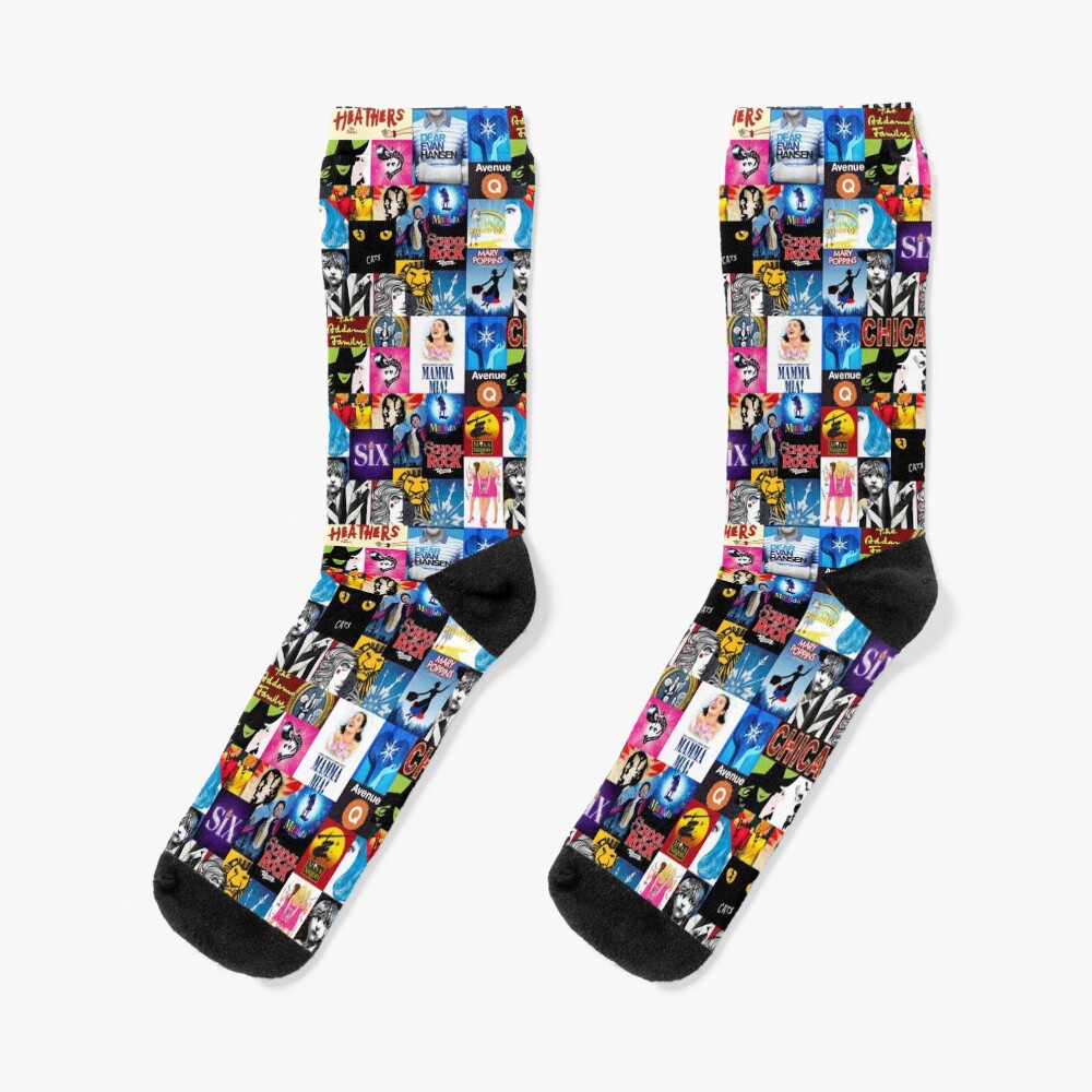Musical Collage Socks