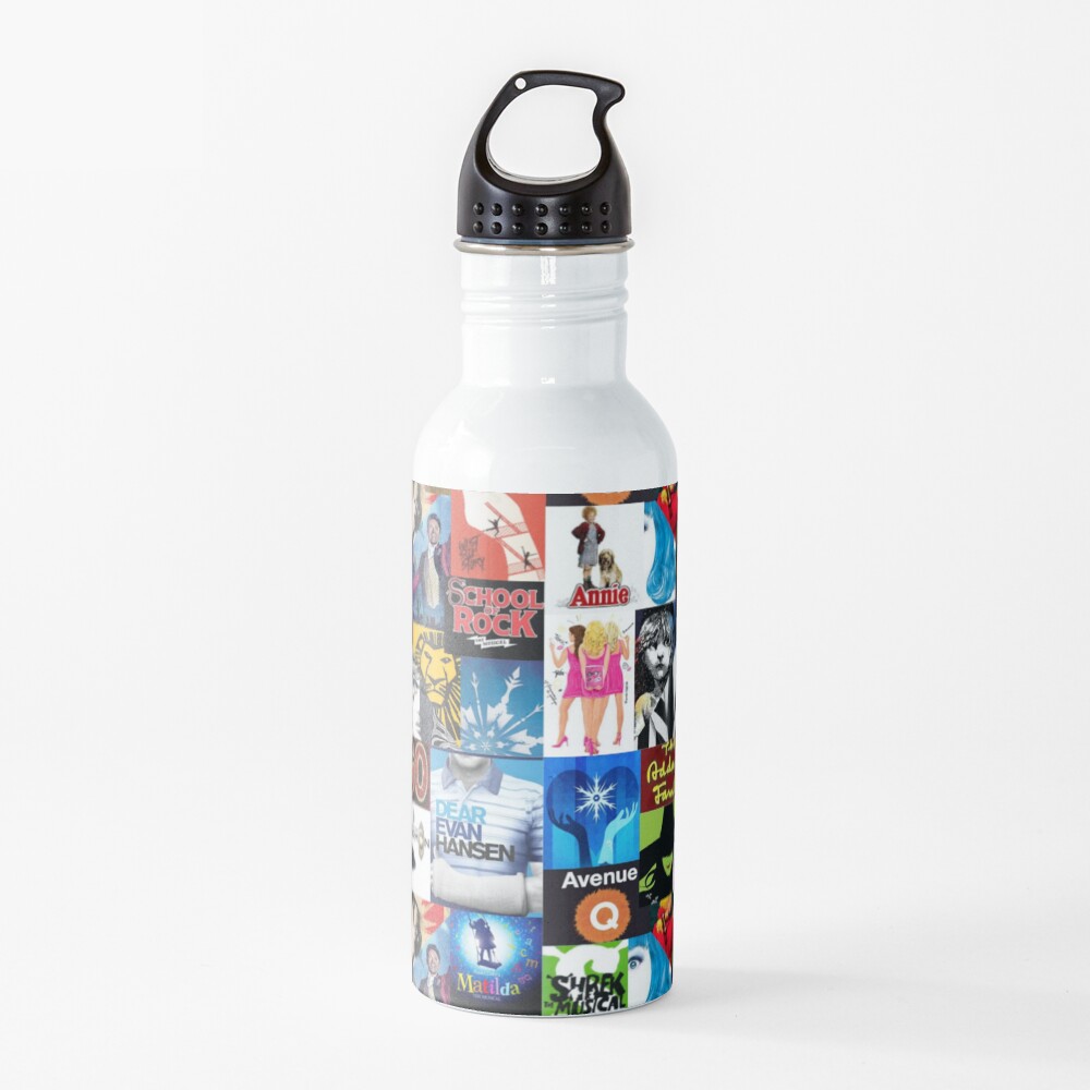 Musical Collage Water Bottle