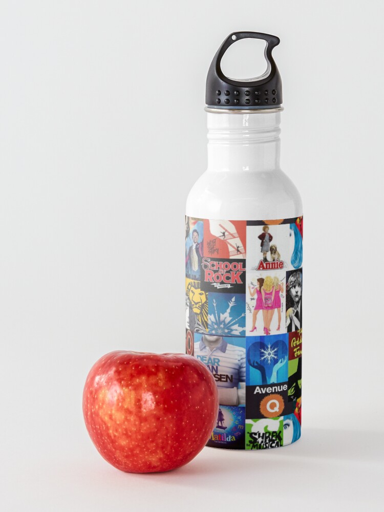 Alternate view of Musical Collage Water Bottle