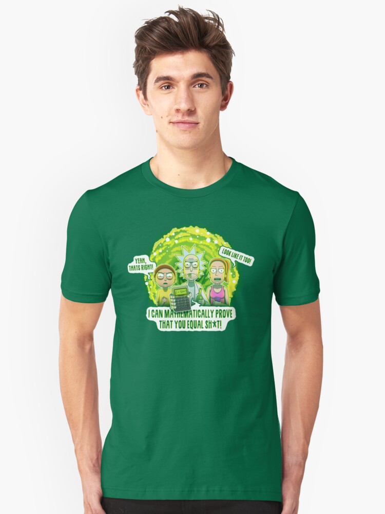 Alternate view of U = SH*T Slim Fit T-Shirt