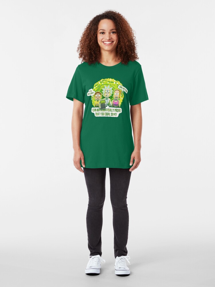 Alternate view of U = SH*T Slim Fit T-Shirt
