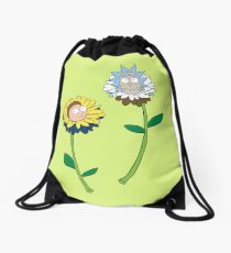 Rick und Morty als Blumen Turnbeutel