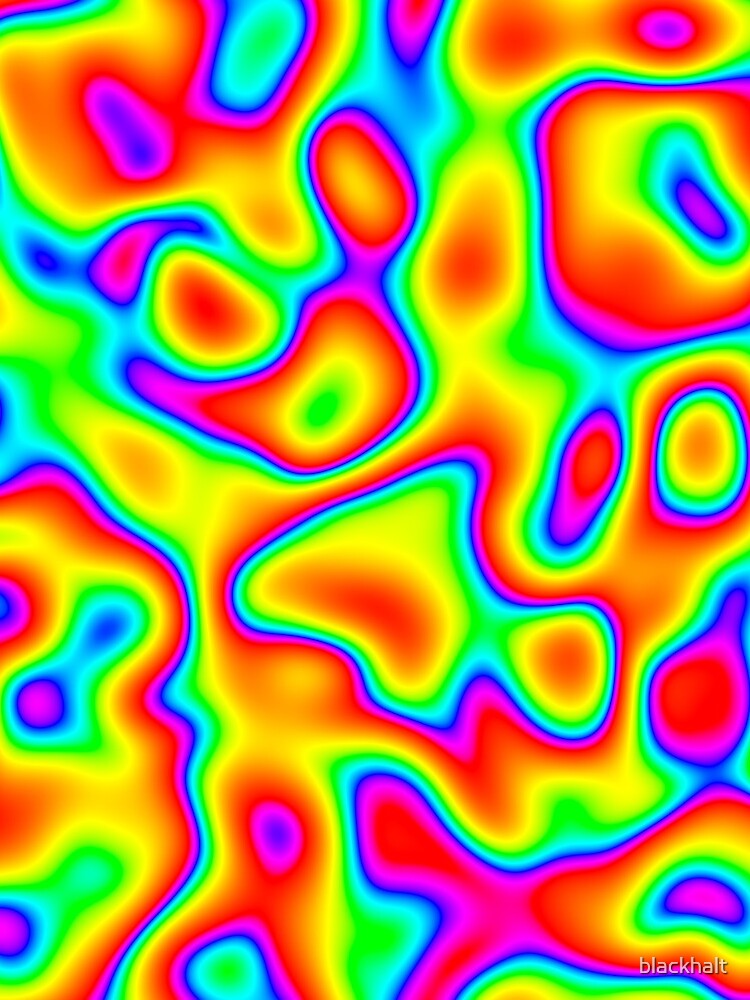 Rainbow Chaos Abstraction by blackhalt