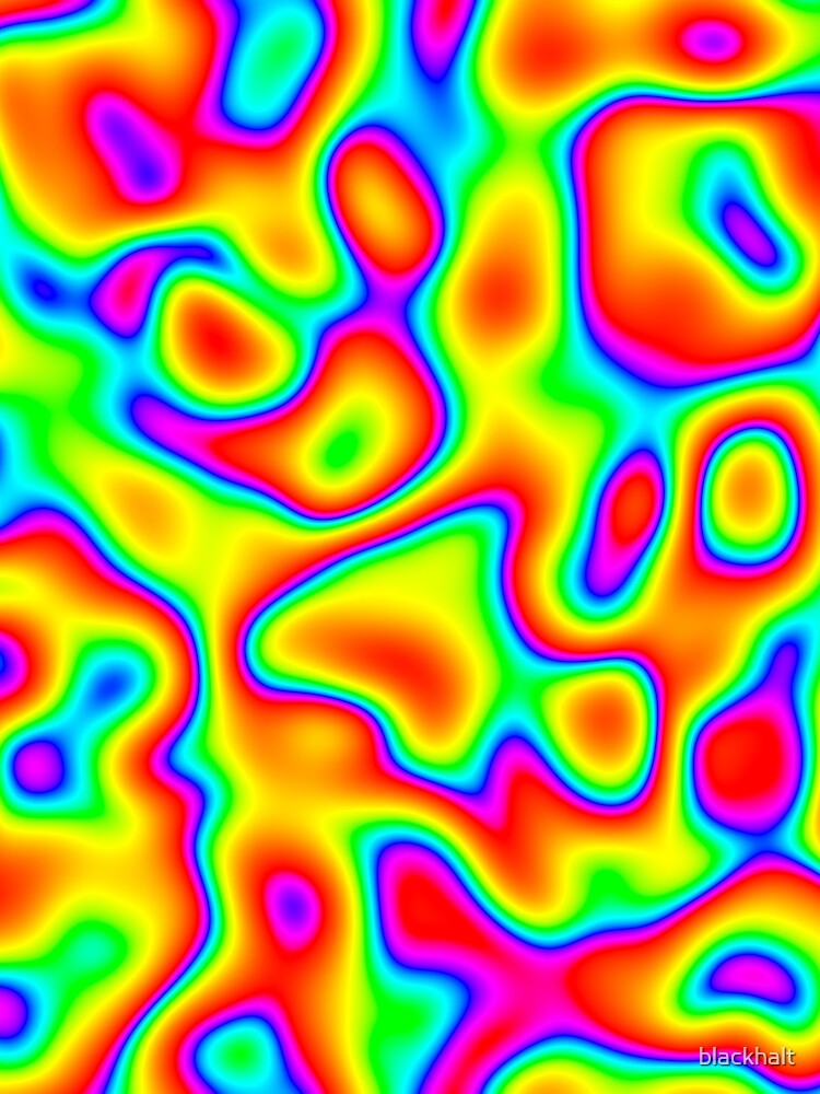 Rainbow Chaos Abstraction by blackhalt