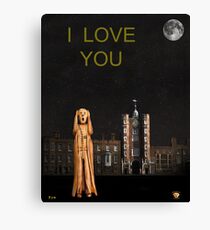 The Scream World Tour St James's Palace I Love You Canvas Print