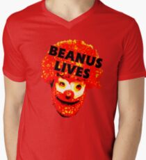 Beanus Lives V-Neck T-Shirt