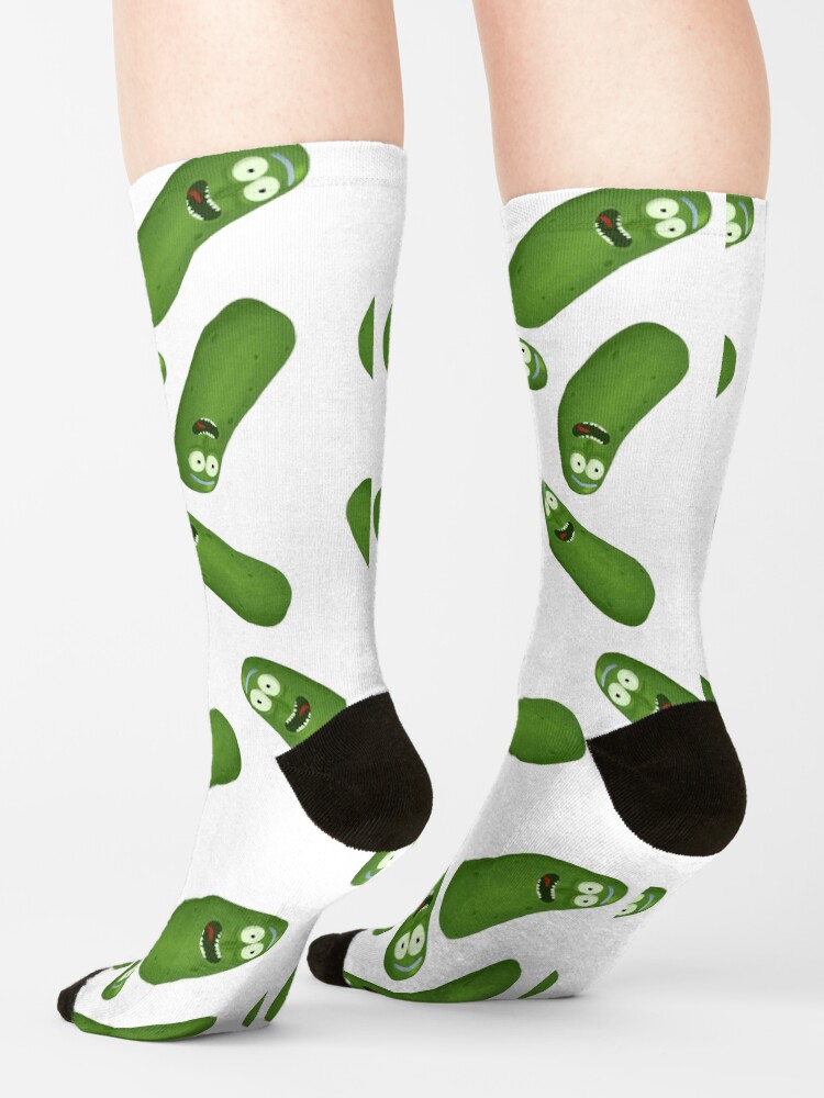 Alternate view of Pickle Riiiiick! Socks