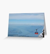 Mt. Pilatus Cable Car Grußkarte