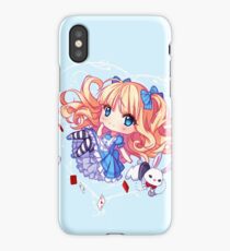 Following the white bunny iPhone Case